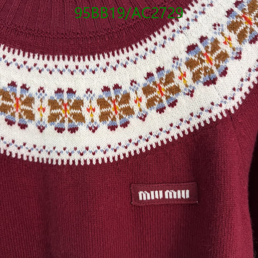 Miu Miu-Clothing Code: AC2729 $: 95USD