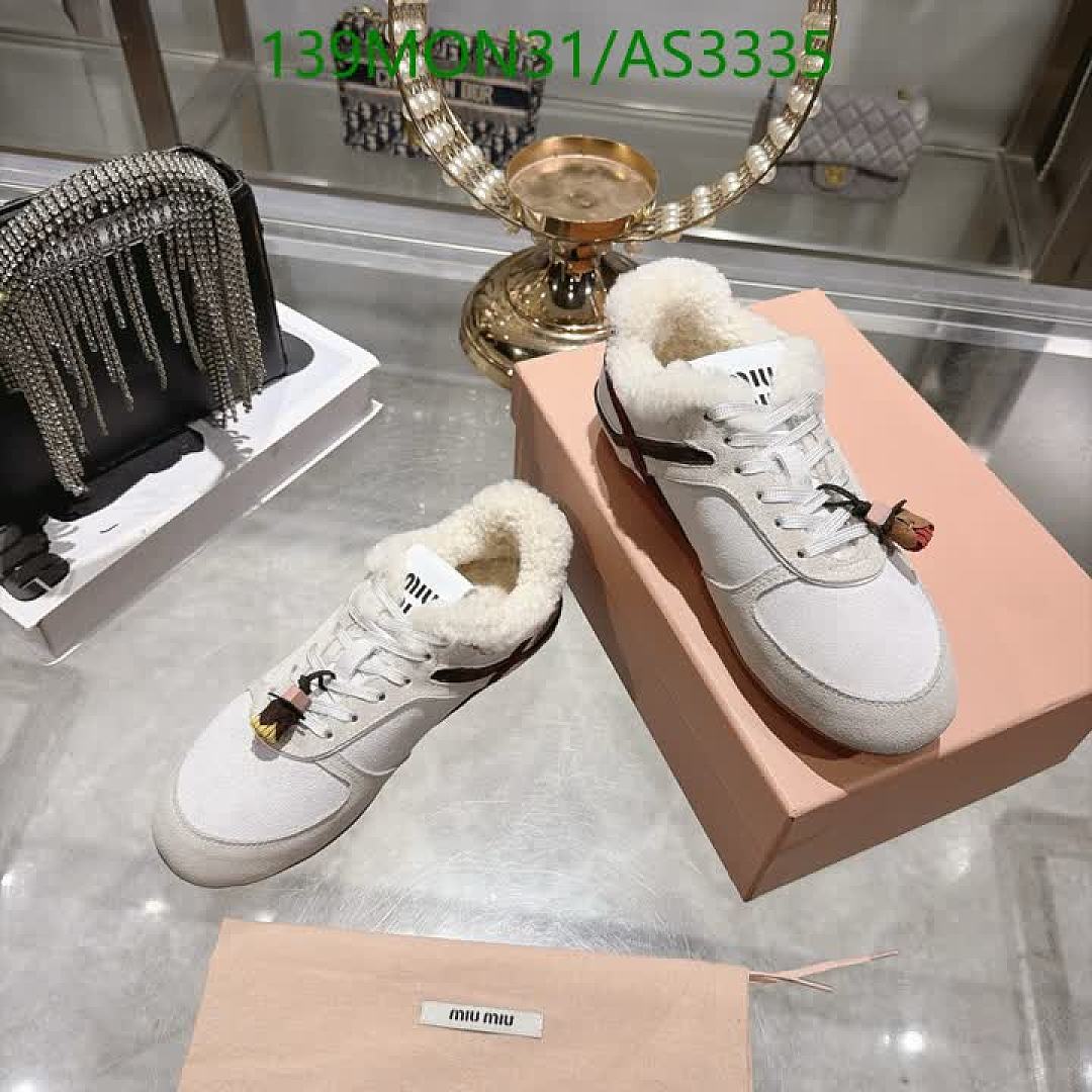 Miu Miu-Women Shoes Code: AS3335 $: 139USD