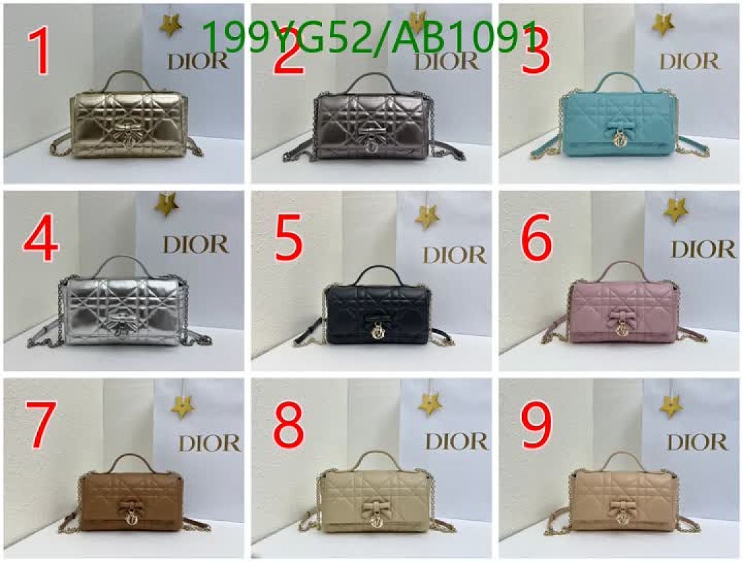 Dior-BagsMirror Quality Code: AB1091 $: 199USD