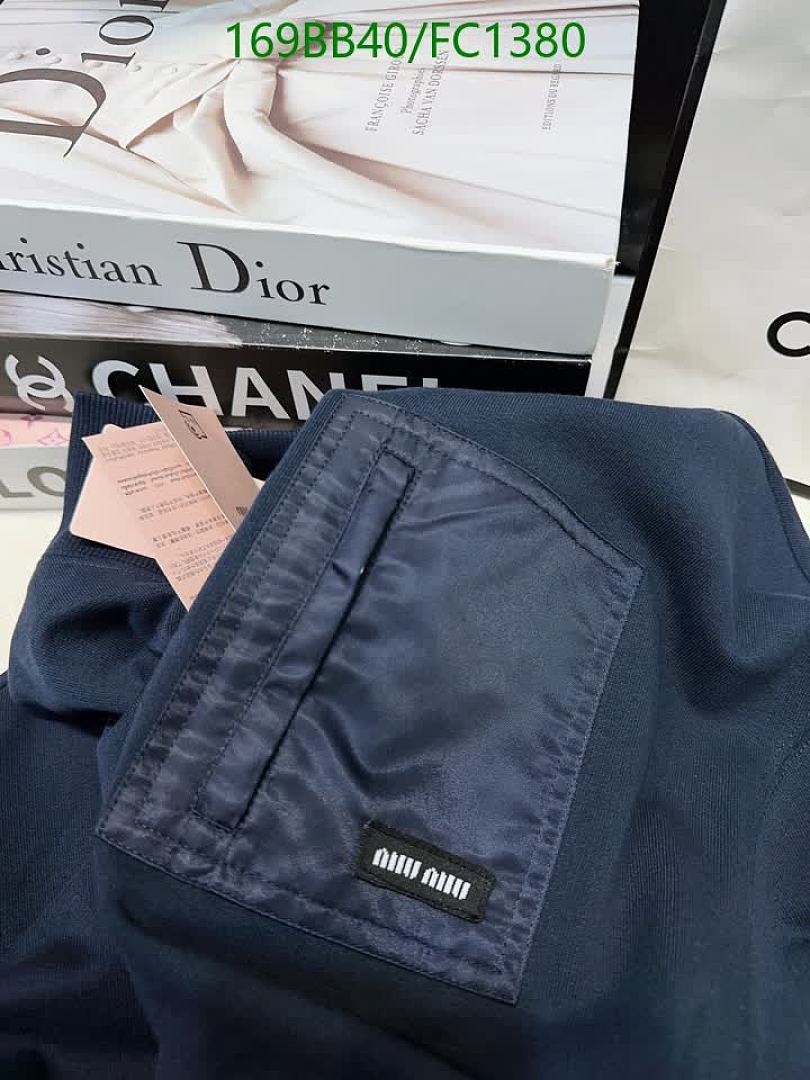 Miu Miu-Clothing Code: FC1380 $: 169USD