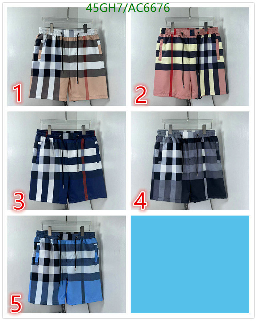 Burberry-Clothing Code: AC6676 $: 45USD