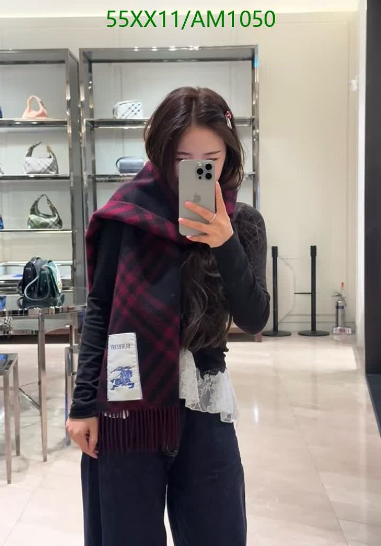 Burberry-Scarves Code: AM1050 $: 55USD