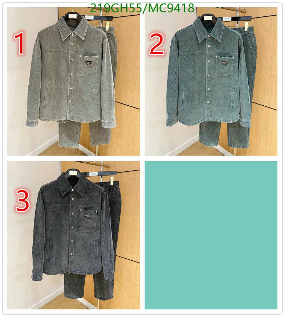 Prada-Clothing Code: MC9418 $: 219USD