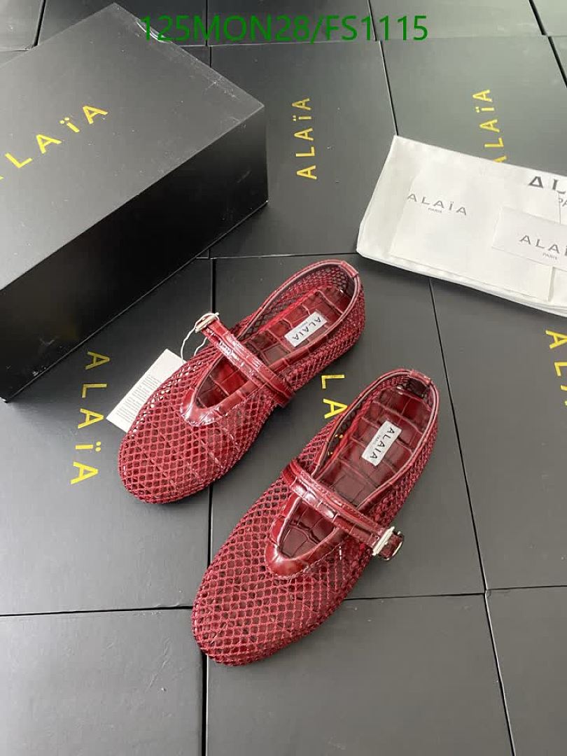 Alaia-Women Shoes Code: FS1115 $: 125USD