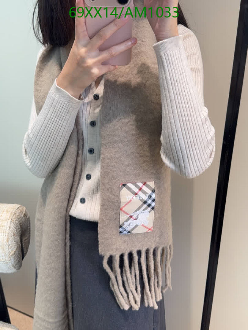 Burberry-Scarves Code: AM1033 $: 69USD
