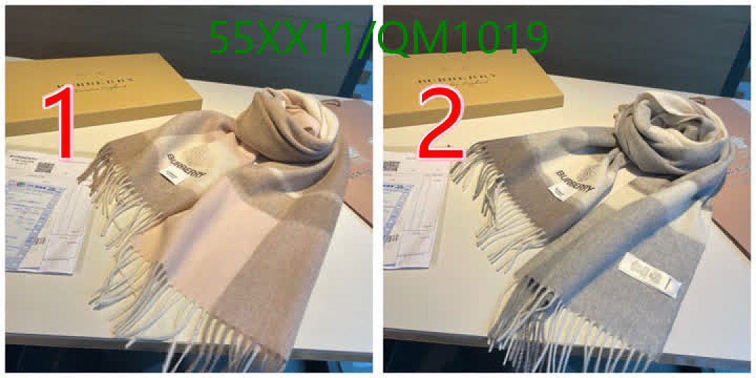 Burberry-Scarves Code: QM1019 $: 55USD