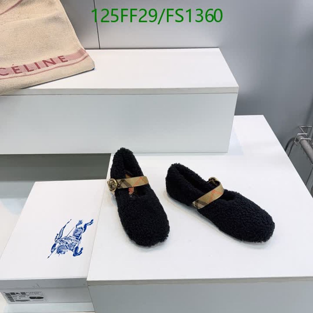 Burberry-Women Shoes Code: FS1360 $: 125USD