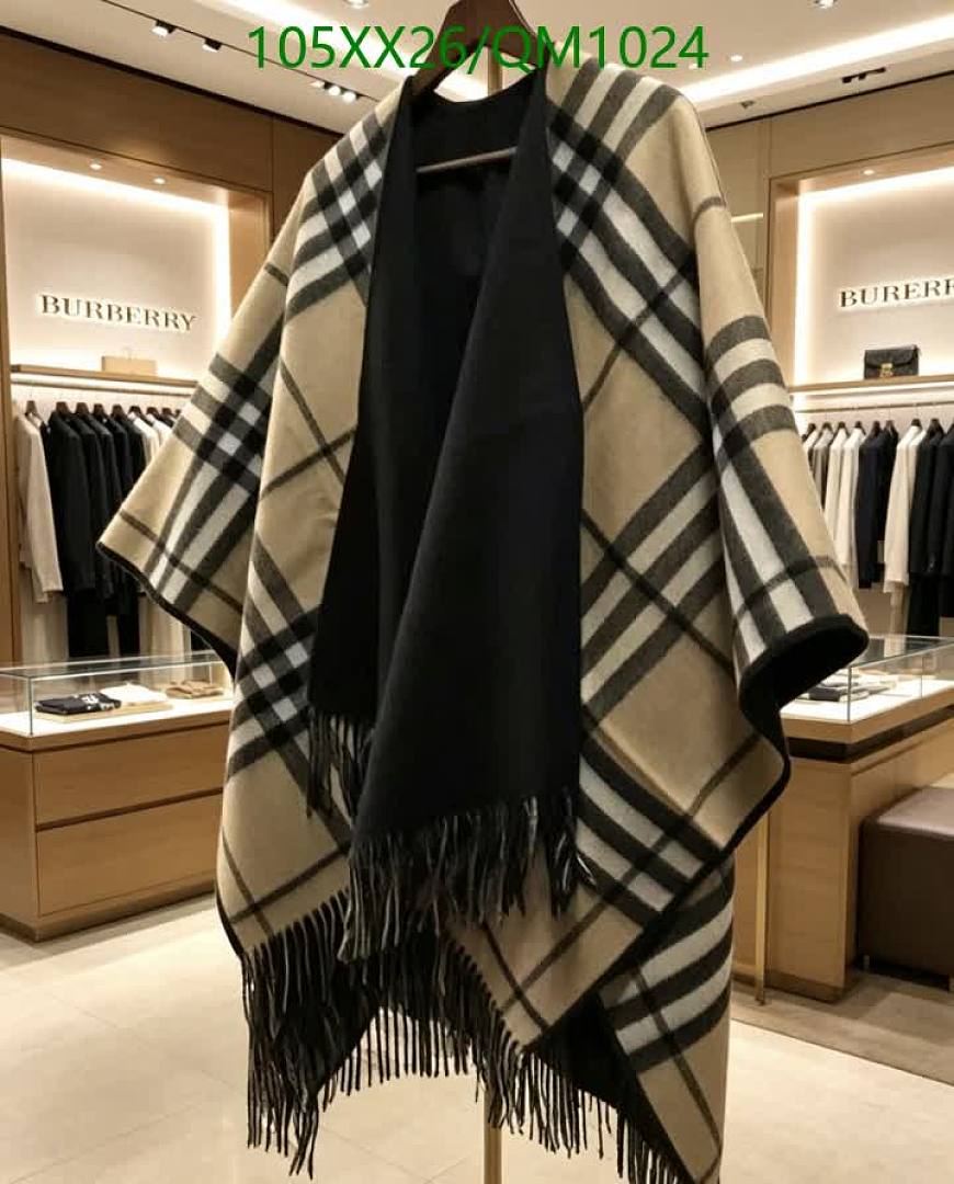 Burberry-Scarves Code: QM1024 $: 105USD