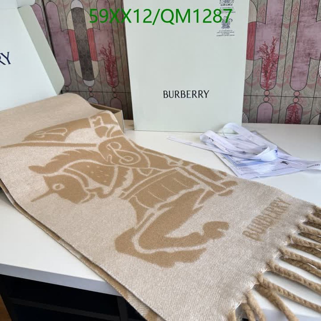 Burberry-Scarves Code: QM1287 $: 59USD