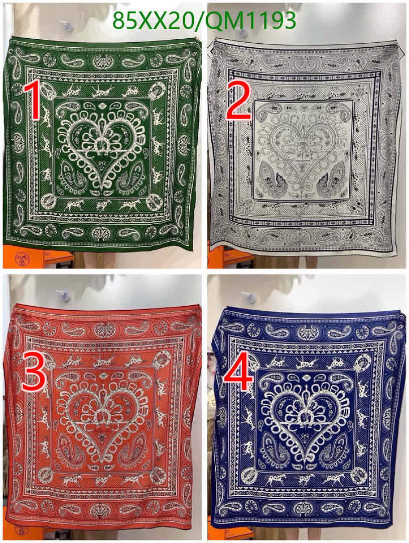 Hermes-Scarves Code: QM1193 $: 85USD