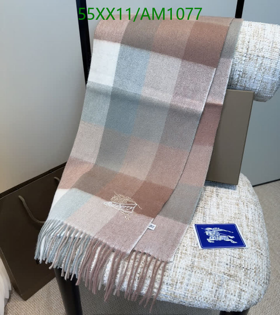 Burberry-Scarves Code: AM1077 $: 55USD
