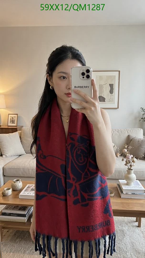Burberry-Scarves Code: QM1287 $: 59USD