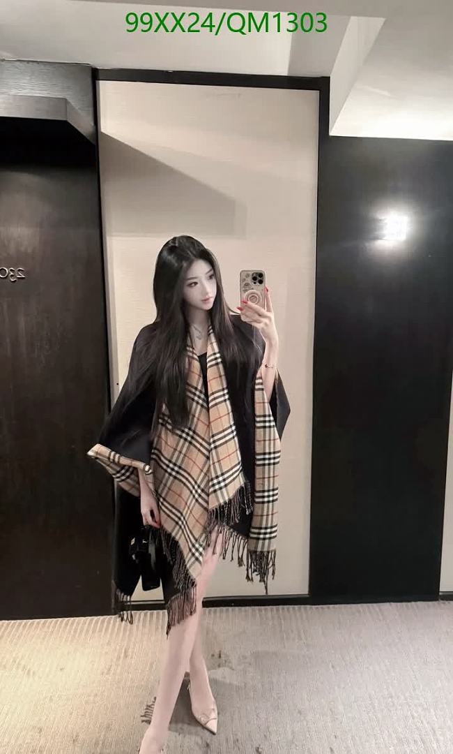 Burberry-Scarves Code: QM1303 $: 99USD