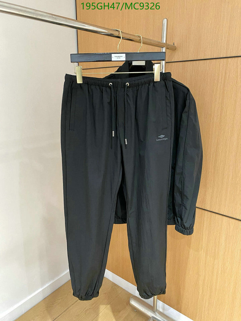 Balenciaga-Clothing Code: MC9326 $: 195USD