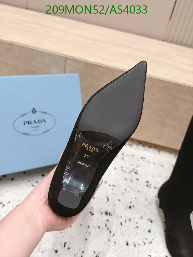 Prada-Women Shoes Code: AS4033 $: 209USD