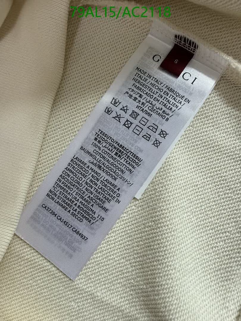 Gucci-Clothing Code: AC2118 $: 79USD