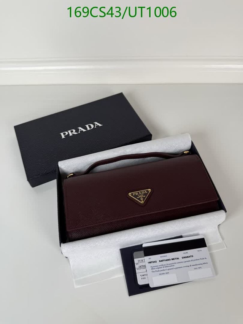 Prada-WalletsMirror Quality Code: UT1006 $: 169USD