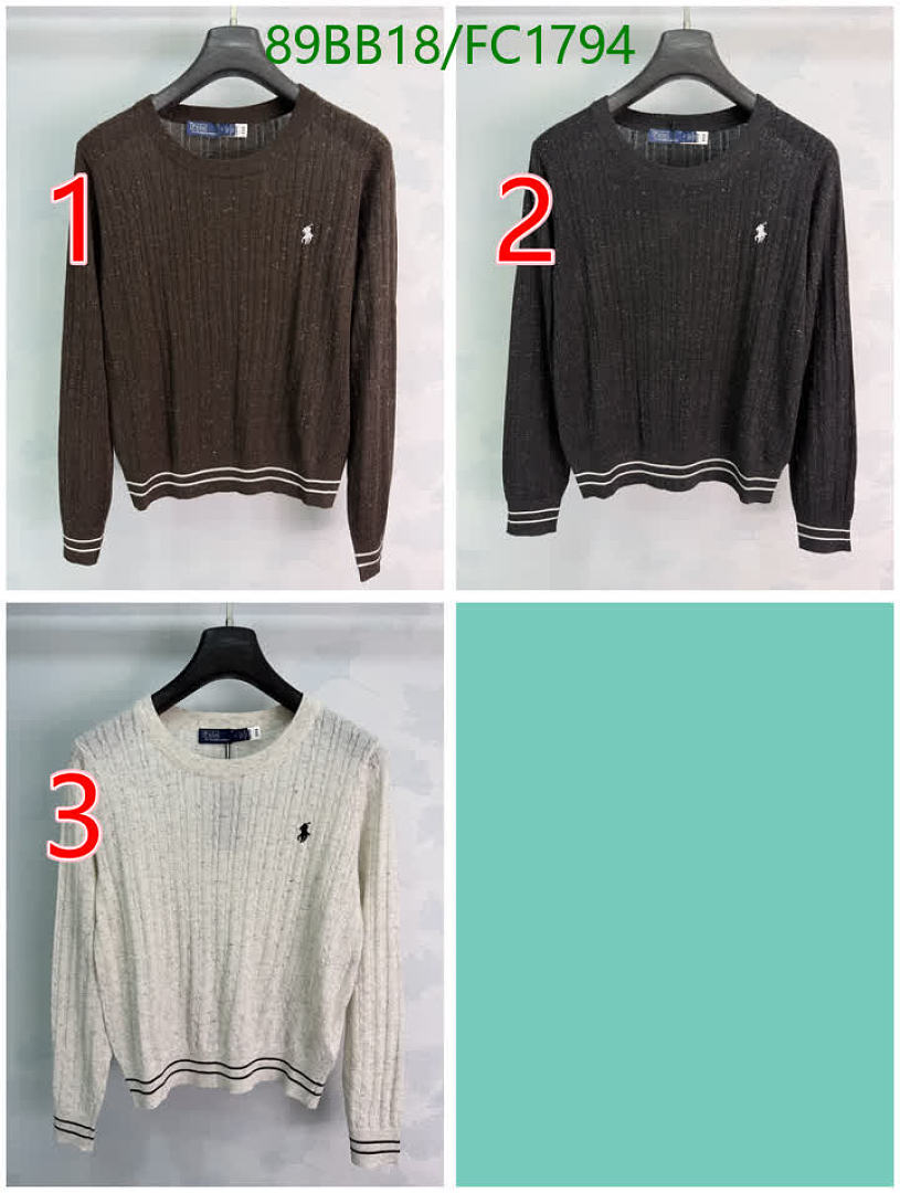 Ralph Lauren-Clothing Code: FC1794 $: 89USD