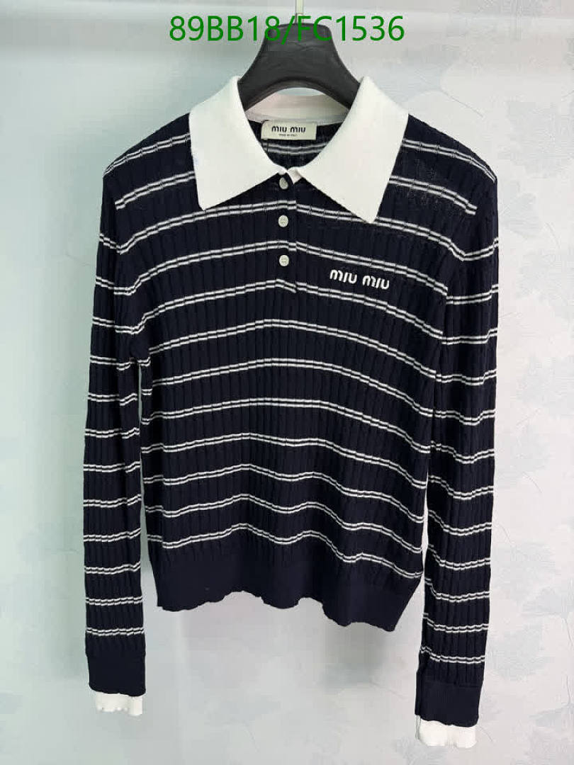 Miu Miu-Clothing Code: FC1536 $: 89USD