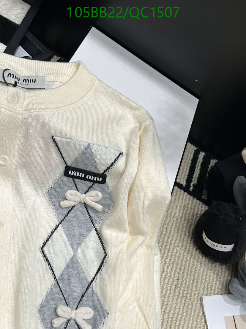 Miu Miu-Clothing Code: QC1507 $: 105USD