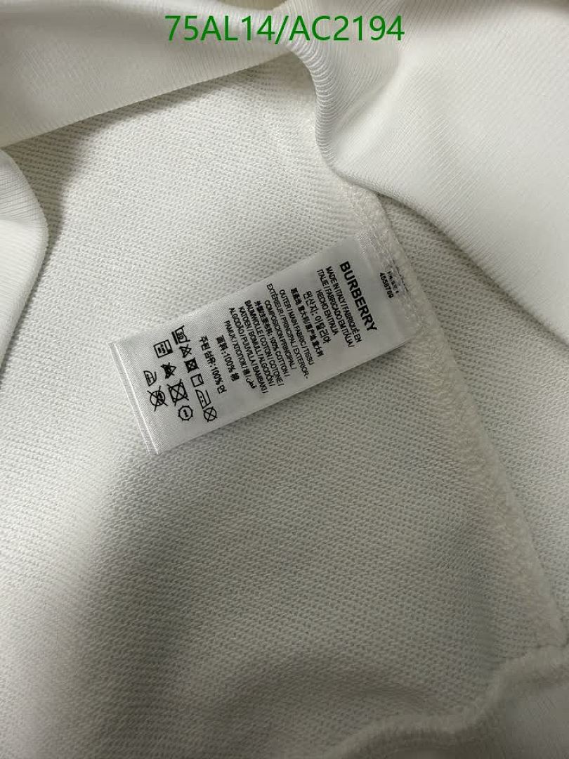 Burberry-Clothing Code: AC2194 $: 75USD