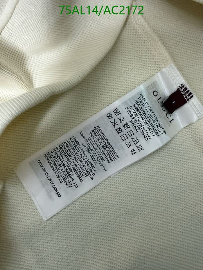 Gucci-Clothing Code: AC2172 $: 75USD