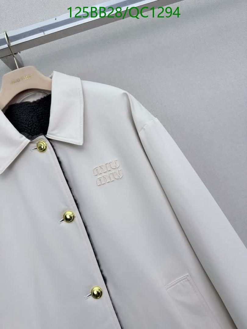 Miu Miu-Clothing Code: QC1294 $: 125USD