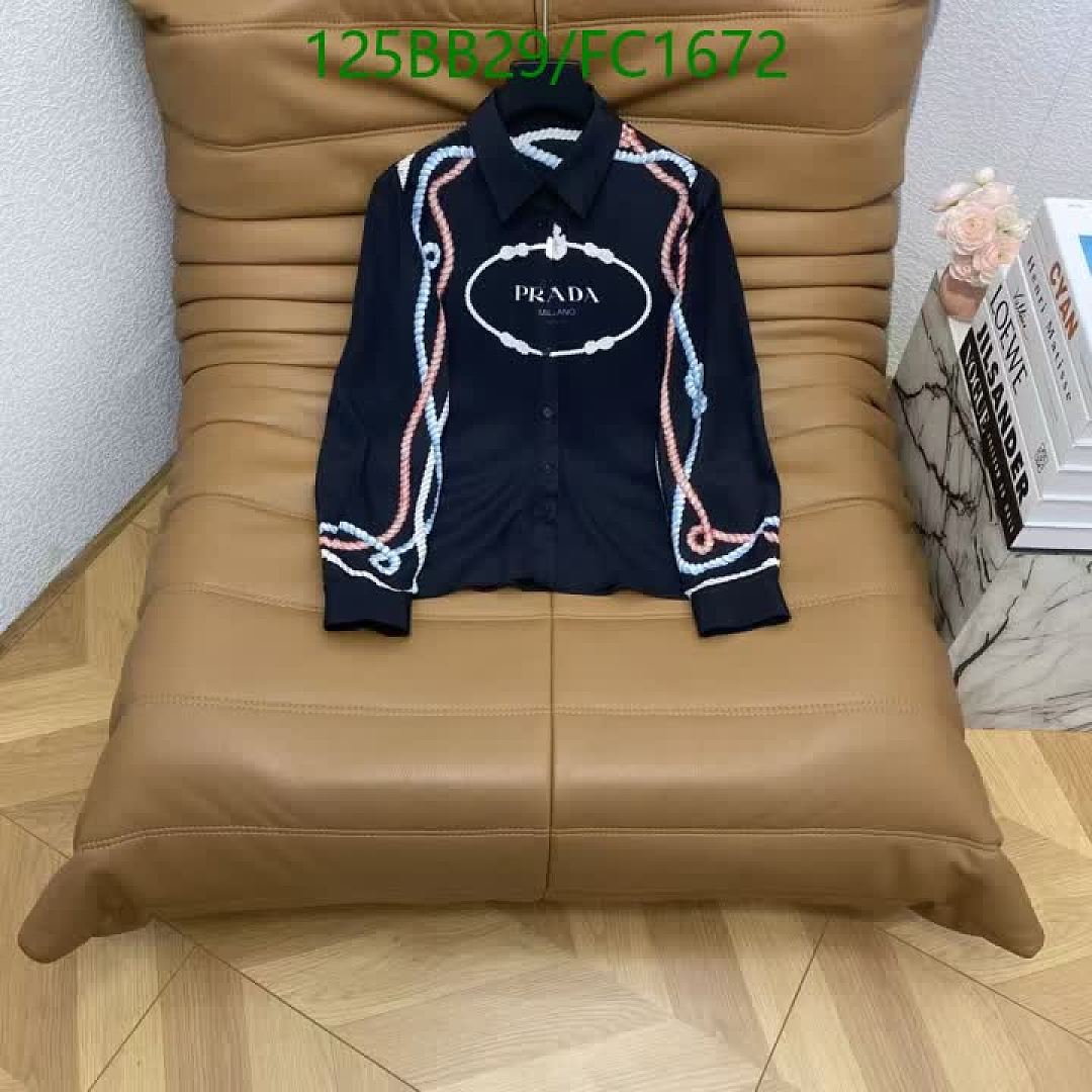 Prada-Clothing Code: FC1672 $: 125USD
