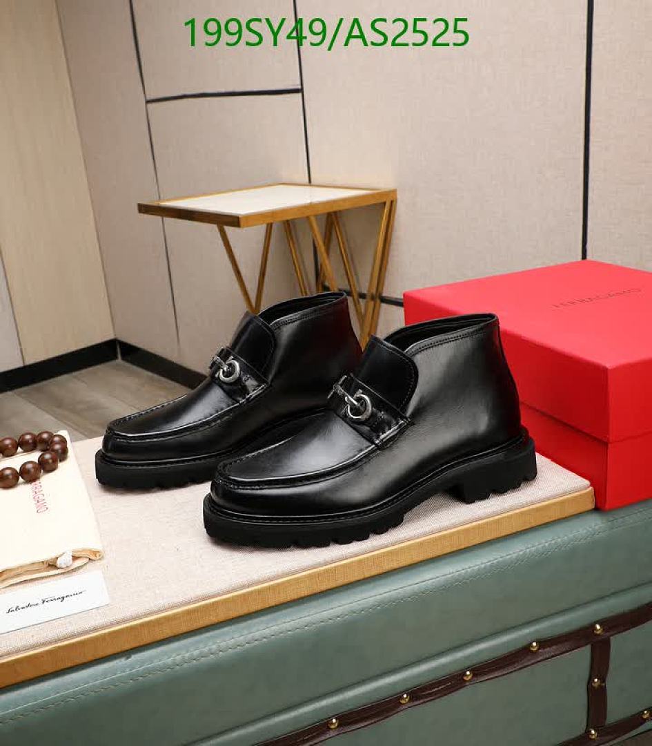 Ferragamo-Men shoes Code: AS2525 $: 199USD