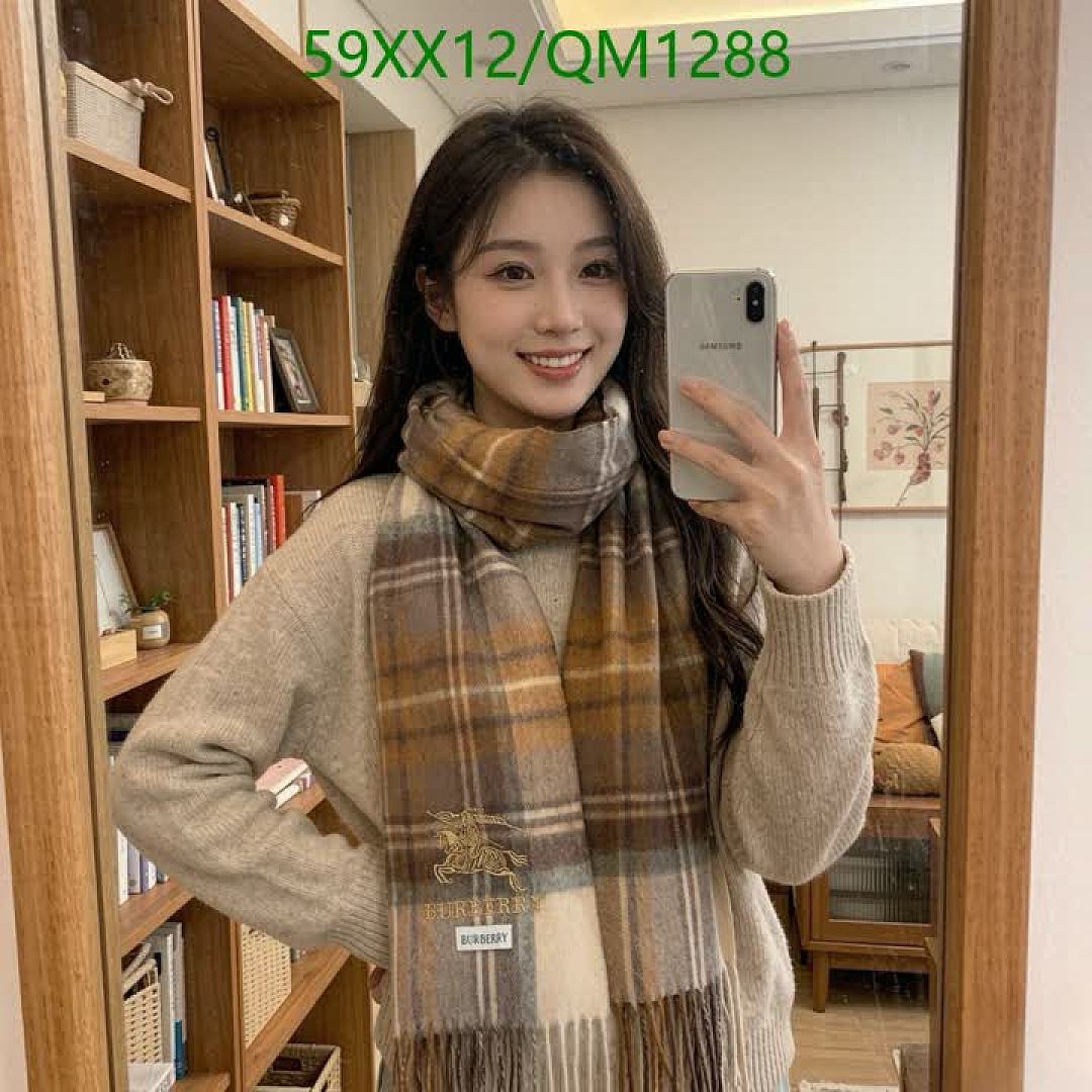 Burberry-Scarves Code: QM1288 $: 59USD