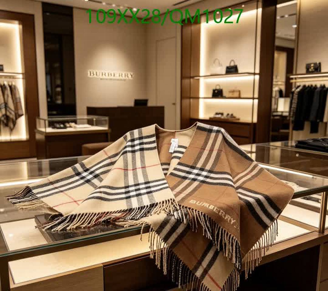 Burberry-Scarves Code: QM1027 $: 109USD