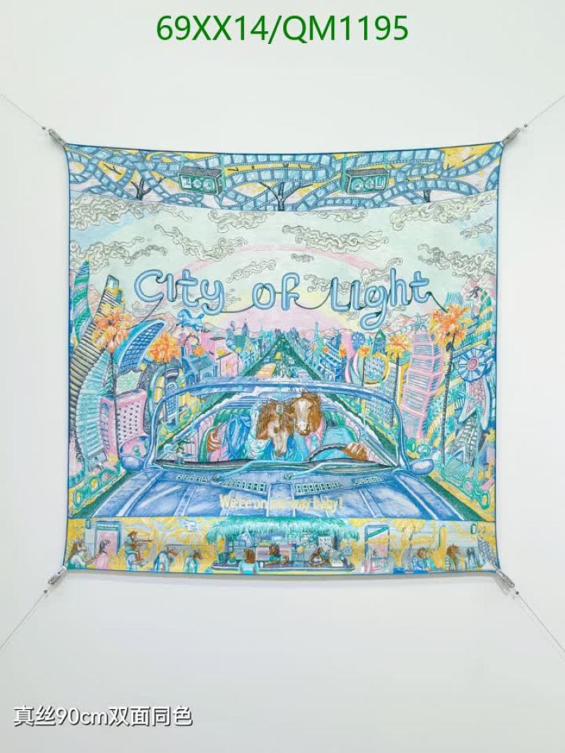 Hermes-Scarves Code: QM1195 $: 69USD