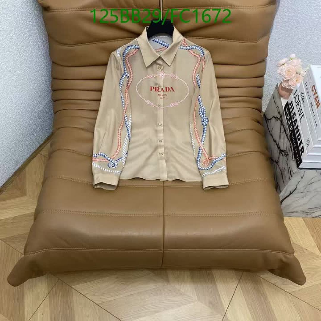 Prada-Clothing Code: FC1672 $: 125USD