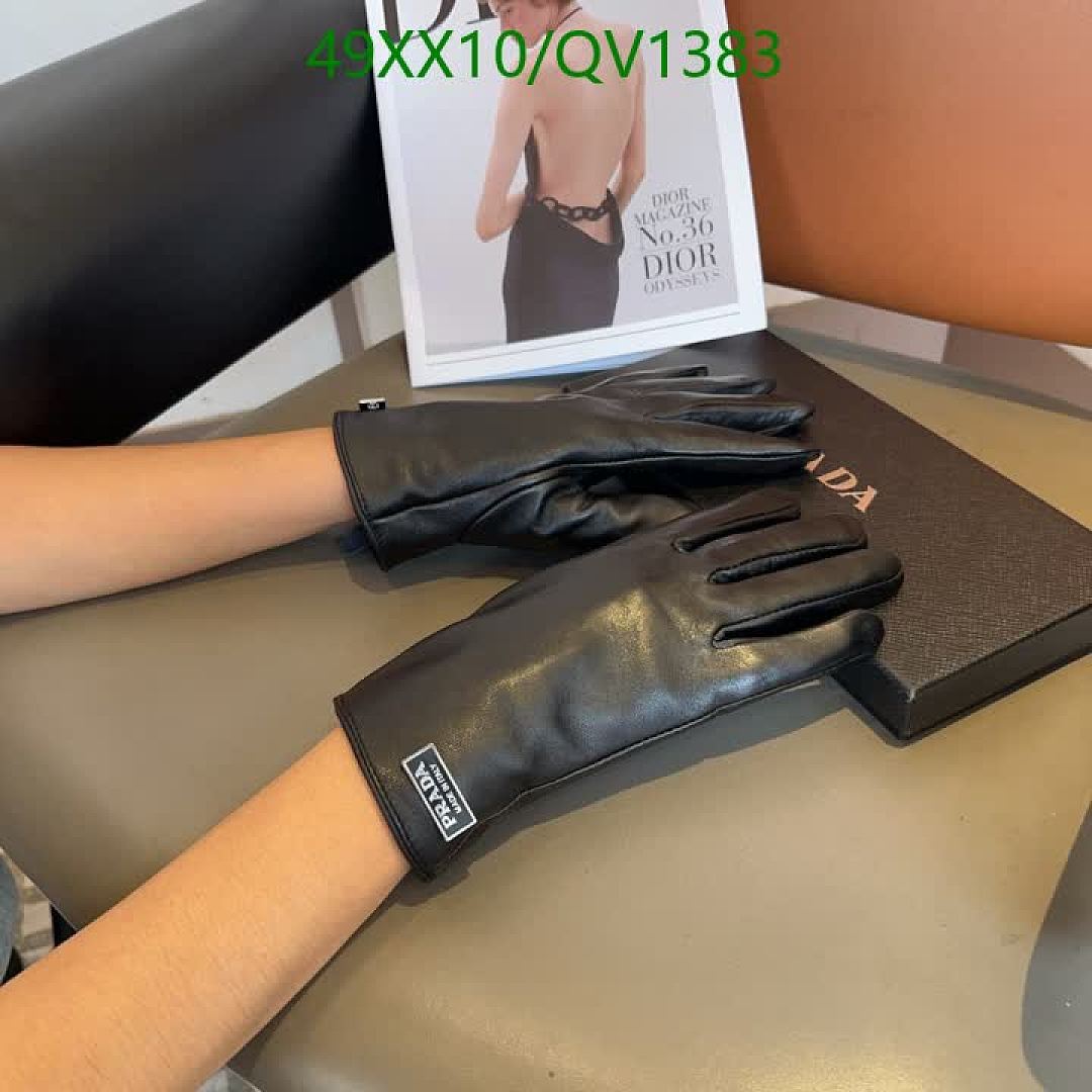 Prada-Gloves Code: QV1383 $: 49USD