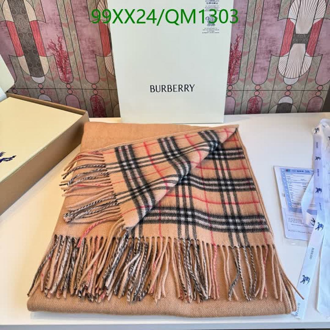 Burberry-Scarves Code: QM1303 $: 99USD