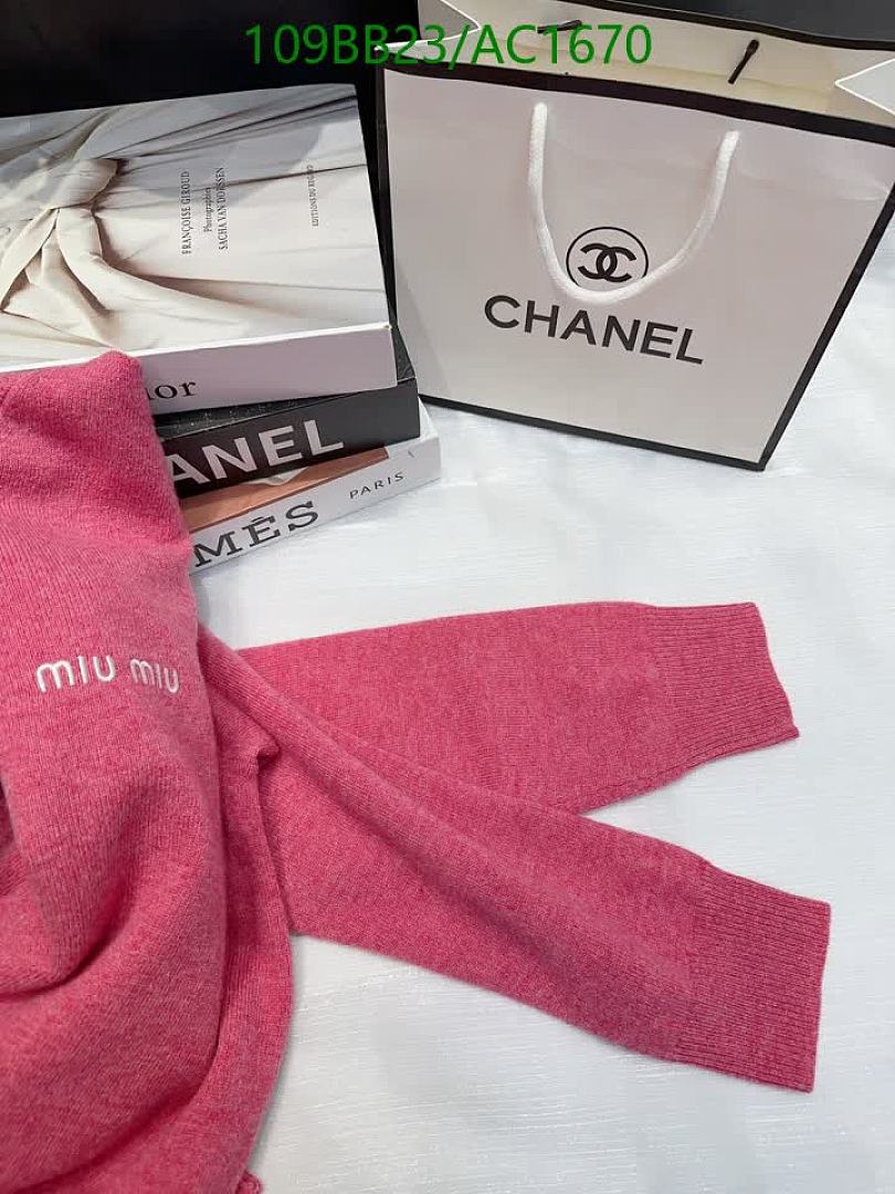 Miu Miu-Clothing Code: AC1670 $: 109USD