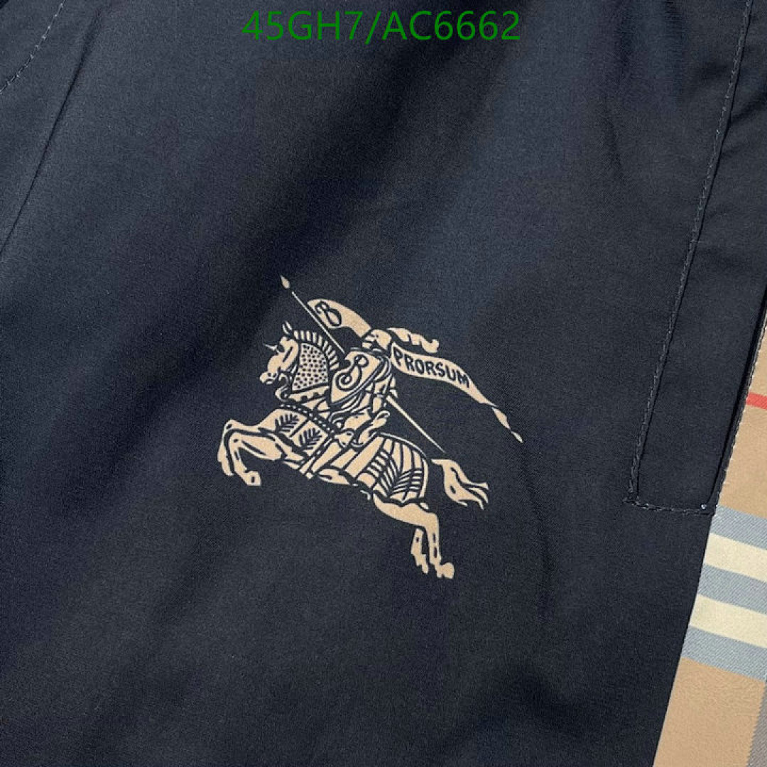 Burberry-Clothing Code: AC6662 $: 45USD