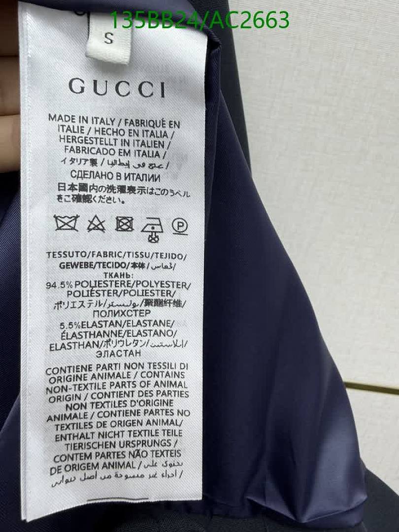 Gucci-Clothing Code: AC2663 $: 135USD