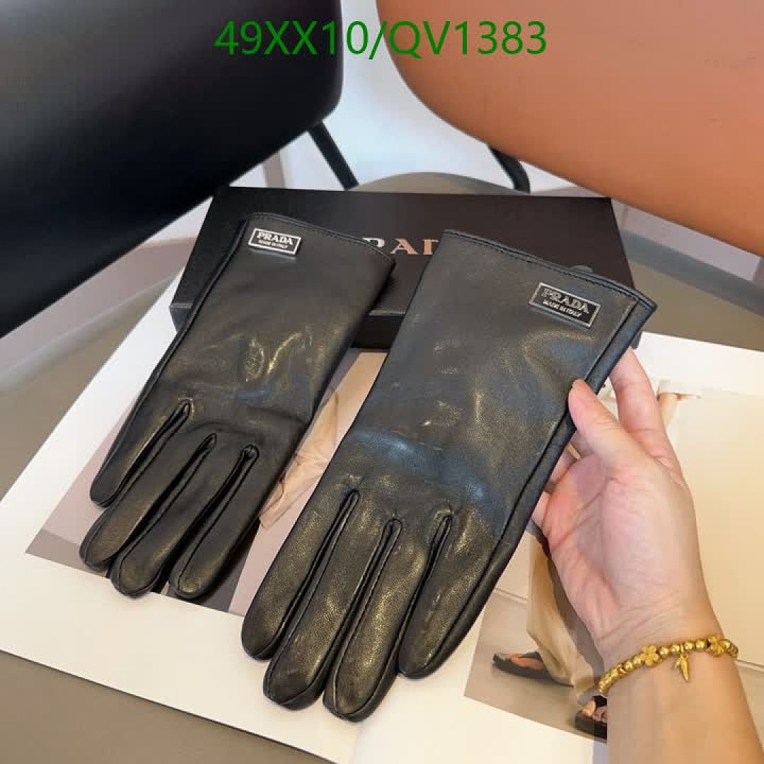 Prada-Gloves Code: QV1383 $: 49USD