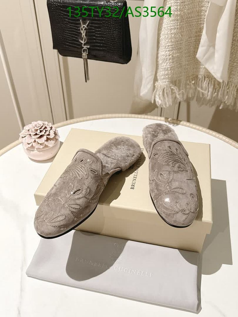 Brunello Cucinelli-Women Shoes Code: AS3564 $: 135USD