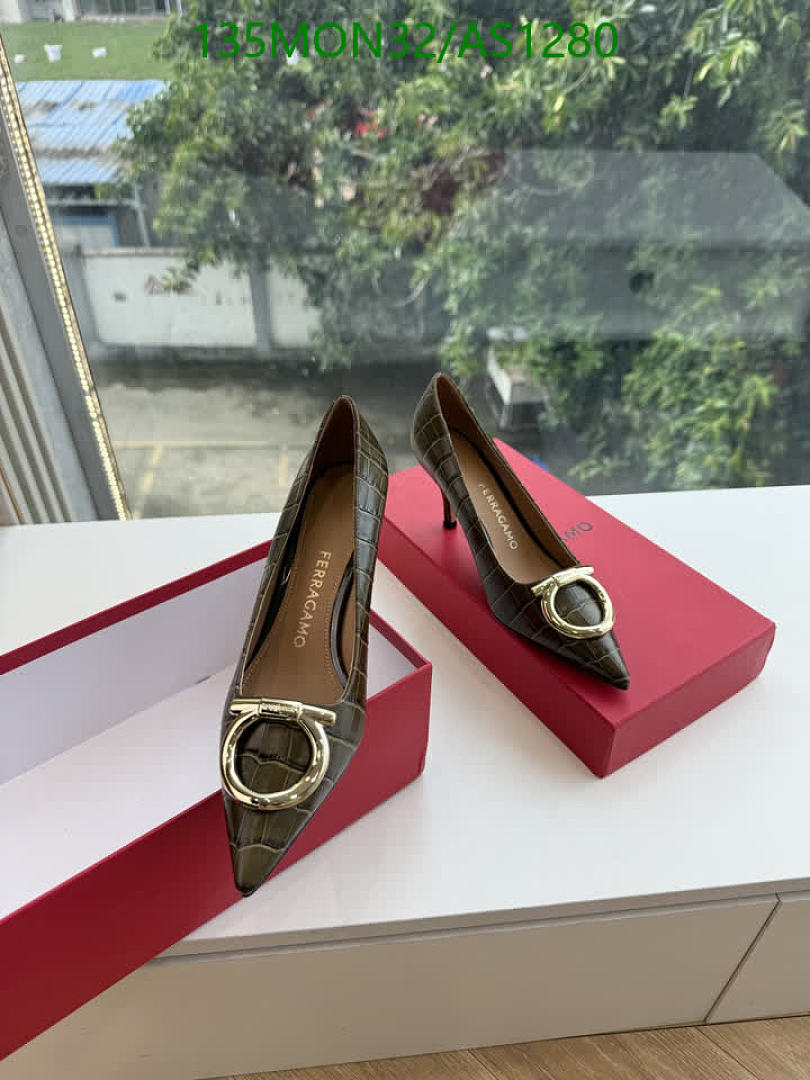 Ferragamo-Women Shoes Code: AS1280 $: 135USD