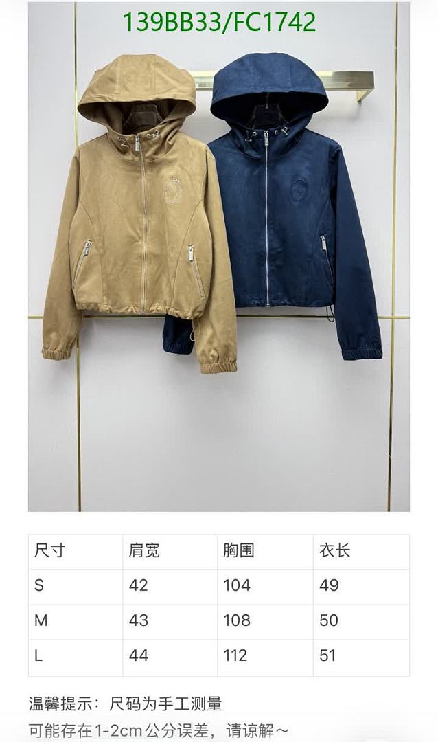 Dior-Clothing Code: FC1742 $: 139USD