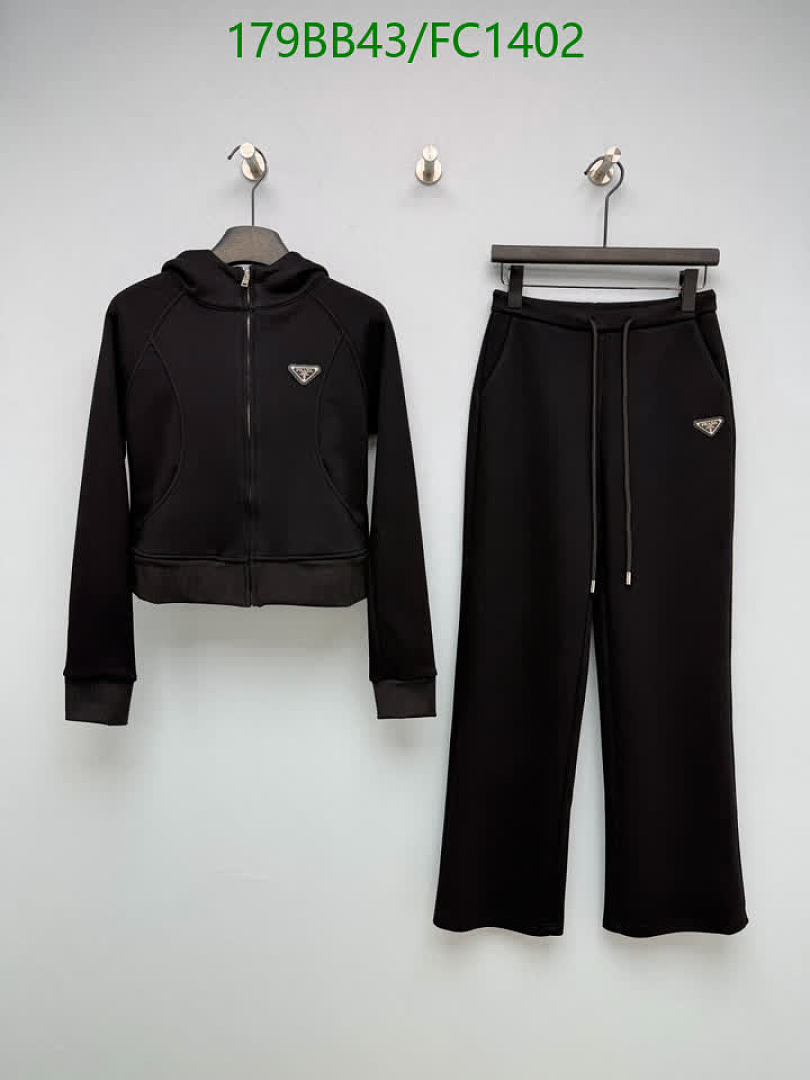 Prada-Clothing Code: FC1402 $: 179USD
