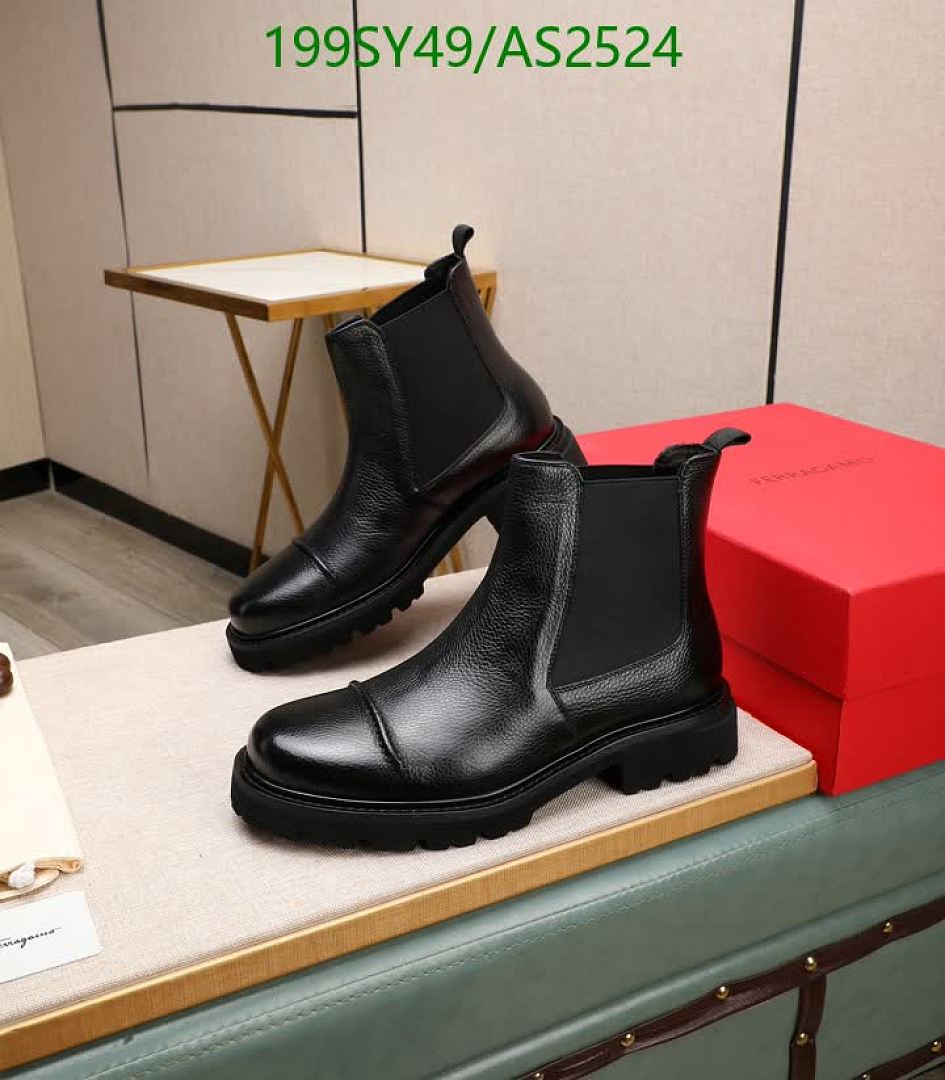 Ferragamo-Men shoes Code: AS2524 $: 199USD