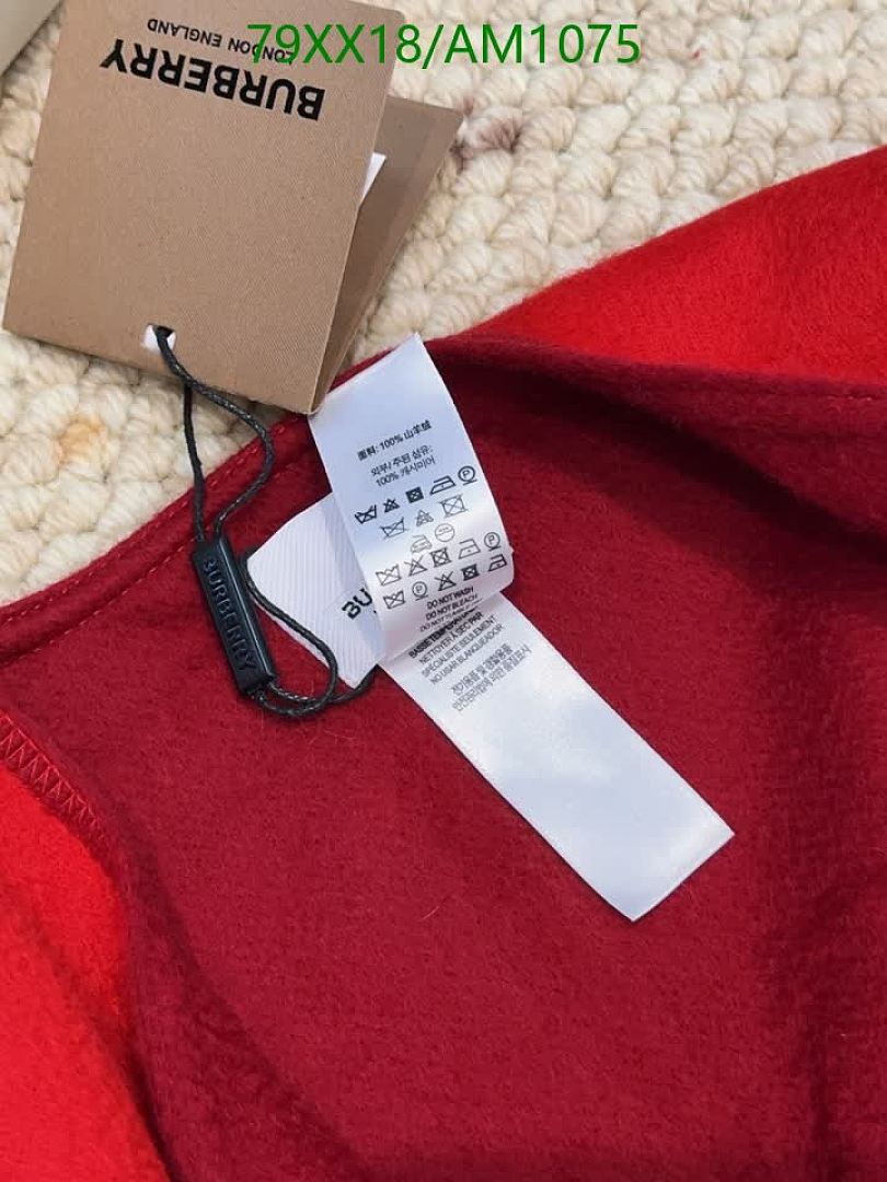 Burberry-Scarves Code: AM1075 $: 79USD