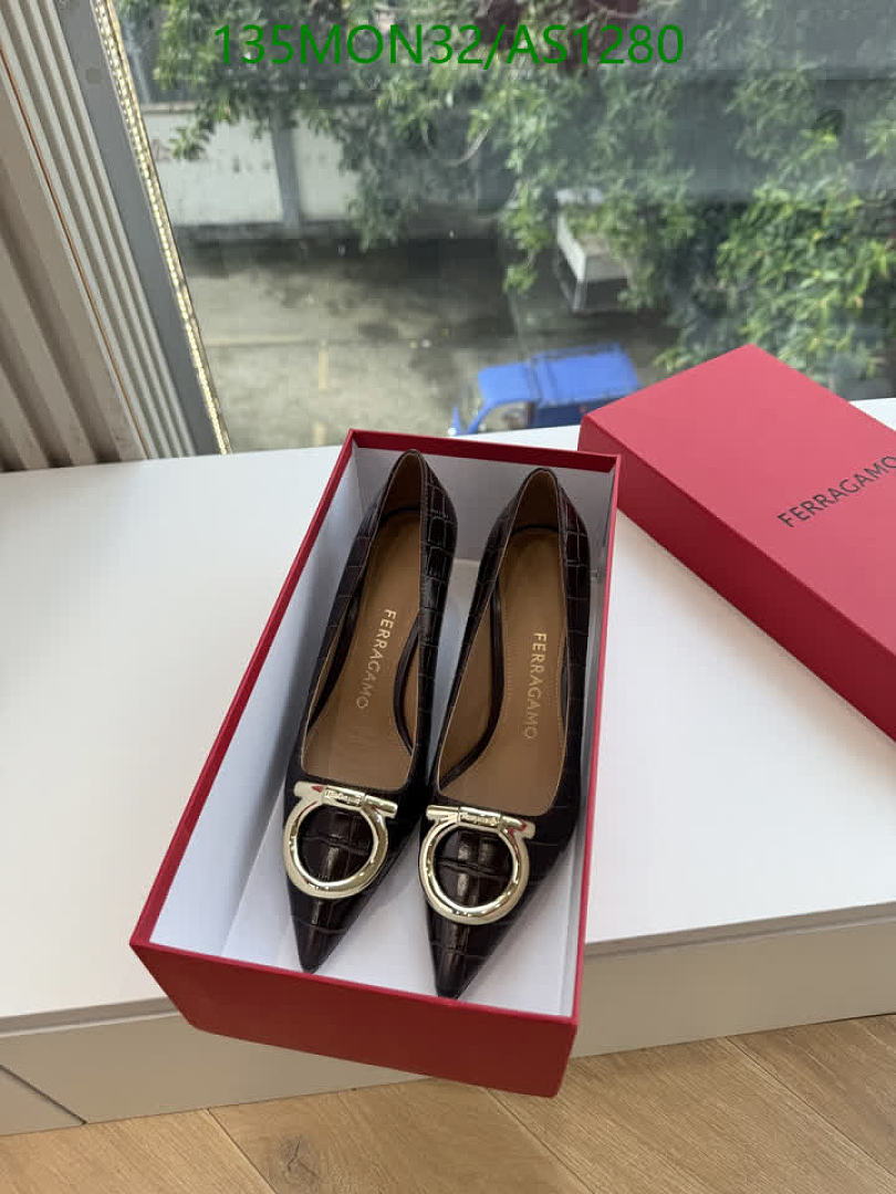 Ferragamo-Women Shoes Code: AS1280 $: 135USD