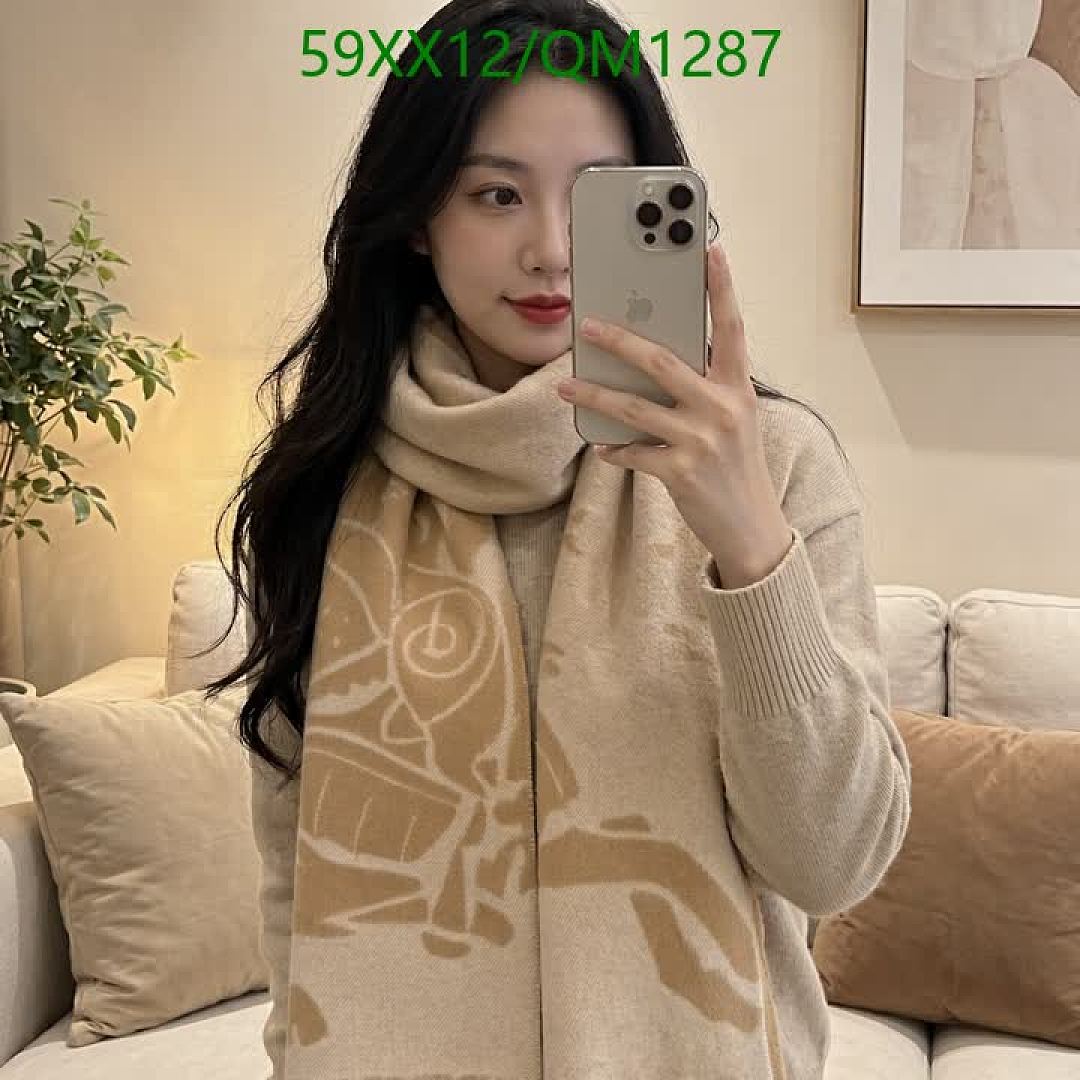 Burberry-Scarves Code: QM1287 $: 59USD