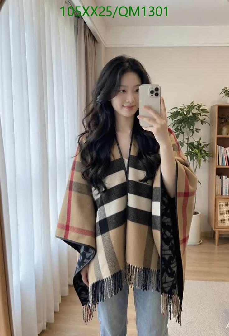 Burberry-Scarves Code: QM1301 $: 105USD