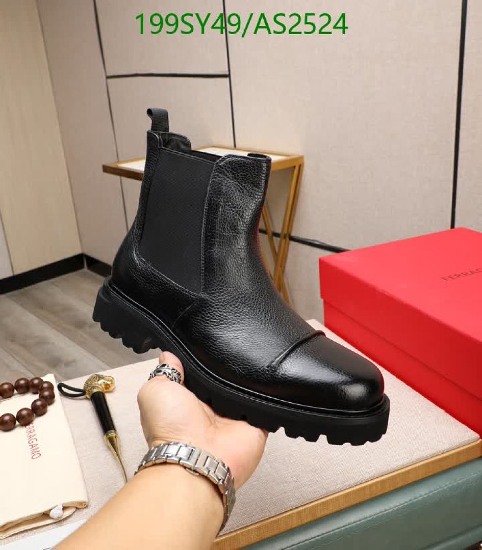 Ferragamo-Men shoes Code: AS2524 $: 199USD