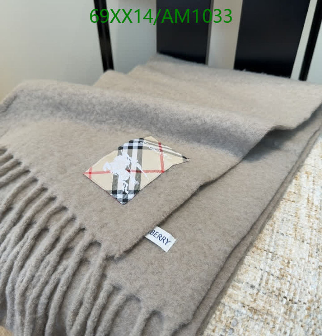 Burberry-Scarves Code: AM1033 $: 69USD